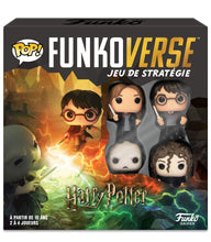 Load image into Gallery viewer, Funko Games Black Mag Funkoverse - French Version - Harry, Hermione, Bellatrix LeStrange, Lord Voldemort - 3'' (7.6 Cm) POP! - Light Strategy Board Game For Children & Adults (Ages 10+) - 2-4 Players