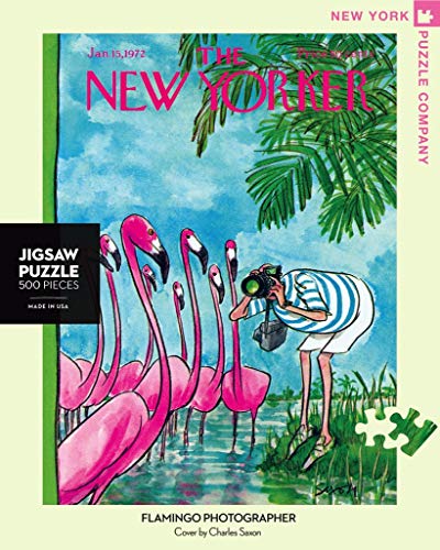 Flamingo Photographer - NYPC New Yorker Collection Puzzle 500 Pieces - Celador Books & Gifts