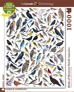 Birds of Western North America - NYPC Cornell Lab Collection Puzzle 1000 Pieces - Celador Books & Gifts