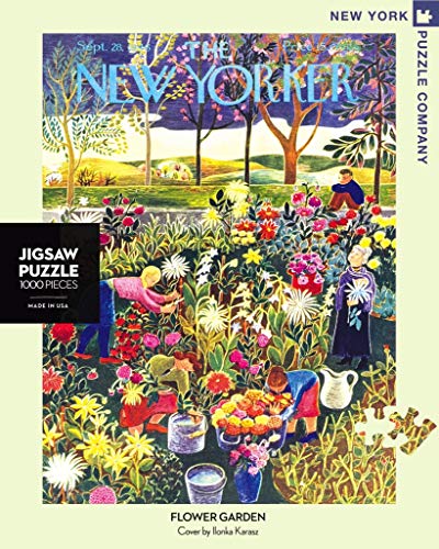 Flower Garden - NYPC New Yorker Collection Puzzle 1000 Pieces - Celador Books & Gifts