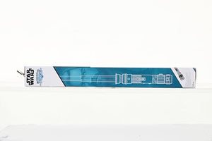 Star Wars Lightsaber Forge Obi-Wan Kenobi Electronic Extendable Blue Lightsaber Toy, Customizable Roleplay Toy, Ages 4 and Up