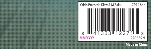 Atomic Mass Games | Marvel Crisis Protocol: Klaw & M'Baku | Miniatures Game | Ages 14+ | 2 Players | 90 Minutes Playing Time