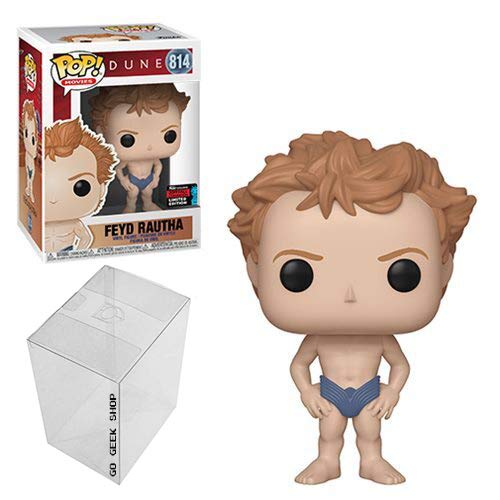 Feyd Rautha Funko Pop Bundle - Dune #814 - NYCC New York Comic Con Exclusive Fall 2019 Convention Bundle with Pop Box Pr