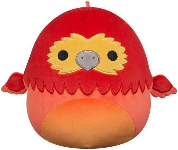 Squishmallows 8 Inch Harry Potter Fawkes The Phoenix - Officially Licensed Kellytoy Plush - Collectible Soft & Squishy S