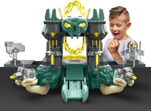 He-Man and the Masters of the Universe Castle Grayskull Playset with Drawbridge, Lights, Sounds, Blasters and Accessories | MOTU Collectible Gifts