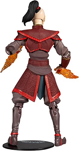 McFarlane Toys, Avatar the Last Airbender 7-inch Gold Label Prince Zuko Helmeted Action Figure with 22 Moving Parts, Collectible Figure with Accessories and Collectors Stand Base – Ages 12+