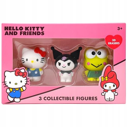 Hello Kitty 3D Eraser Pack of 3 11 x 17 cm from 3 Years