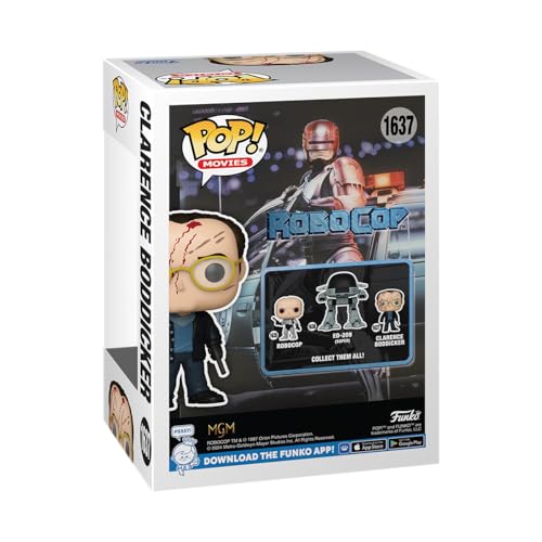 Funko Robocop Clarence Boddicker Vinyl Figur 1637 Unisex Pop! Multicolor Fan-Merch, Filme