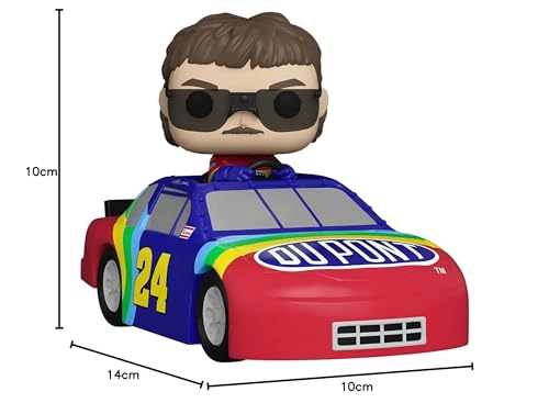 Funko POP! Ride Super Deluxe: NASCAR - Jeff Gordon - (Rainbow Warrior) - Collectable Vinyl Figure - Gift Idea - Official Merchandise - Toys for Kids & Adults - Sports Fans