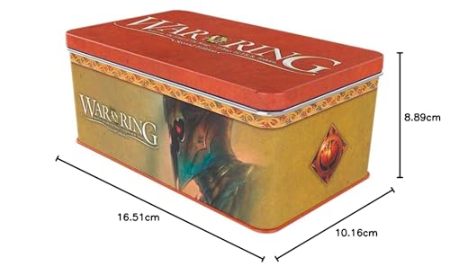 War of The Ring Second Edition: Card Box and Sleeves (Witch-King Edition) – Ares Games Embossed Tin – Sturdy & Tough – Compatible with War of The Ring 2E