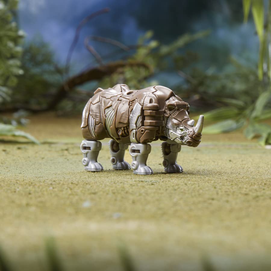 Transformers: Rise of Animals, Beast Alliance, Beast Battle Masters Rhinox Action Figure - Ages 6+ 7.5cm
