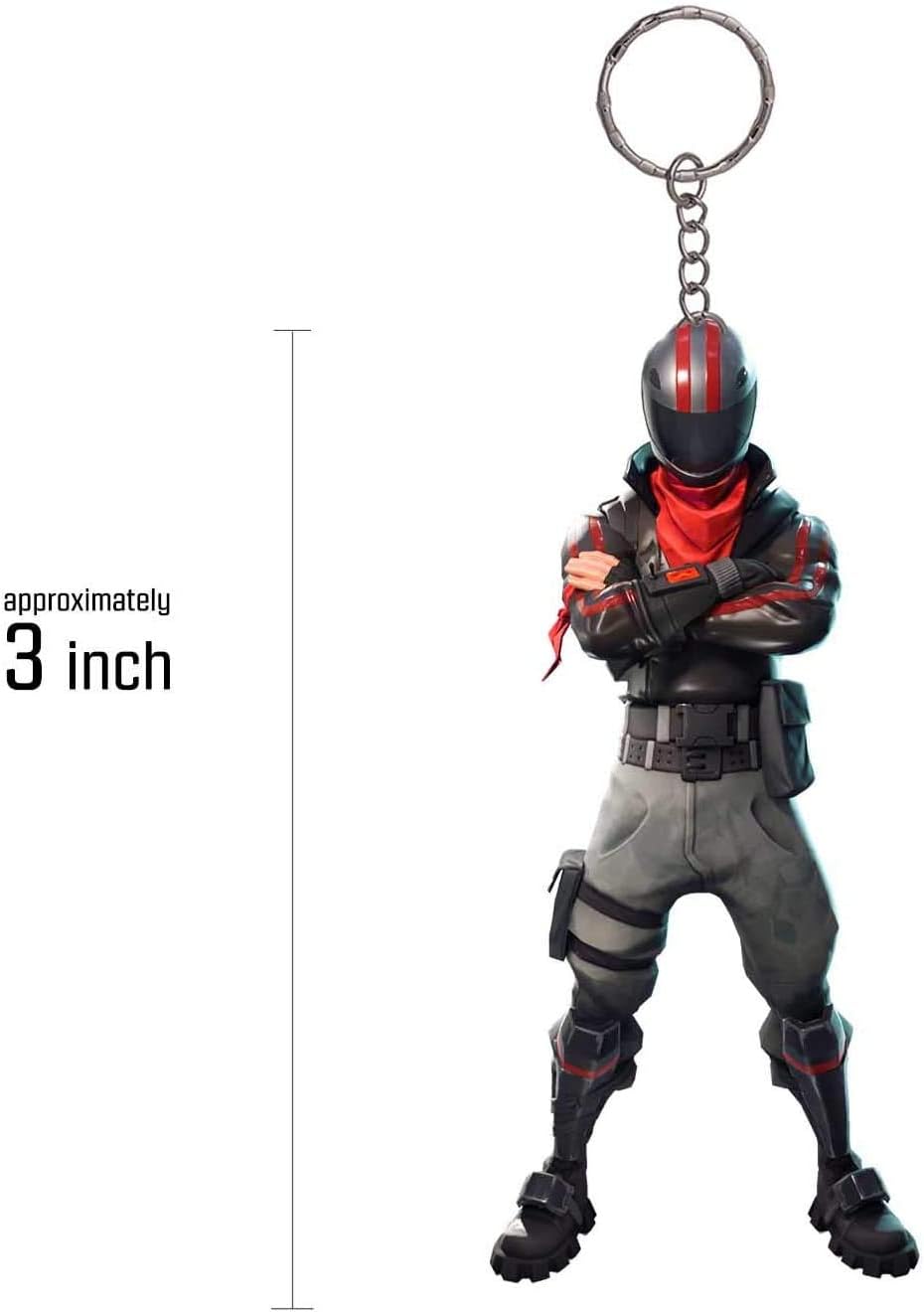 Sambro PMI-3564 Fortnite 3D Key Ring Various Characters Collectable and Swapping, Approx. 7 cm, Assorted