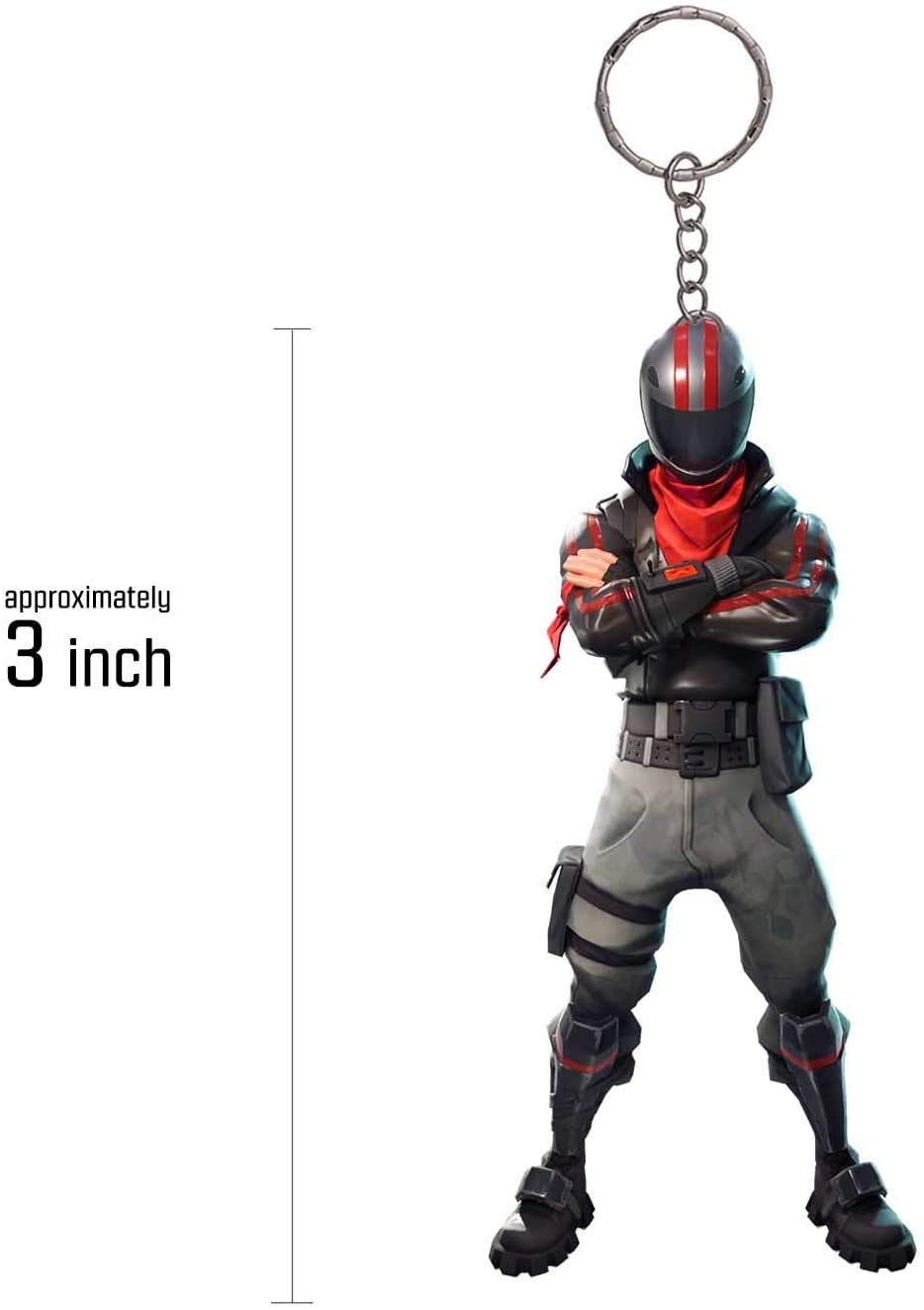 Sambro PMI-3564 Fortnite 3D Key Ring Various Characters Collectable and Swapping, Approx. 7 cm, Assorted