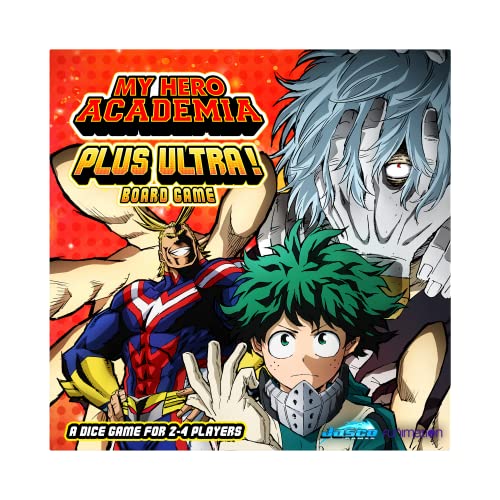 JASCO Games | My Hero Academia Plus Ultra! Board Game | Board Game | Ages 14+ | 2-4 Players | 30 Minutes Playing Time, MHABG01