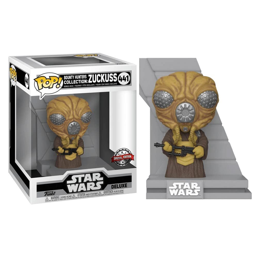 Star Wars Episode V: The Empire Strikes Back Zuckuss Bounty Hunters Deluxe Pop! Vinyl Figure GameStop Exclusive