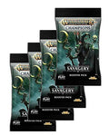 Play Fusion Warhammer Age of Sigmar - Champions - The Trading Card Game - Savagery Booster Pack x4
