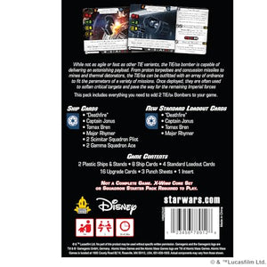 Atomic Mass Games | Star Wars X-Wing: TIE SA Bomber | Miniatures Game | Ages 14+ | 2 Players | 90 Minutes Playing Time