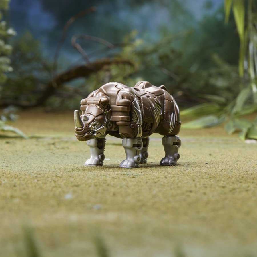 Transformers: Rise of Animals, Beast Alliance, Beast Battle Masters Rhinox Action Figure - Ages 6+ 7.5cm