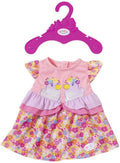 Baby Born Dresses 2 Assorted Dress for Dolls – Accessories for Dolls (Dress for Dolls, 3 Years), Multi-Colour, Girl, 43 