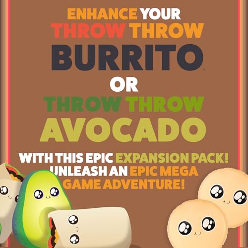 Throw Throw Burrito by Exploding Kittens - A Dodgeball Card Game - Family-Friendly Party Games - Card Games for Adults, Teens & Kids
