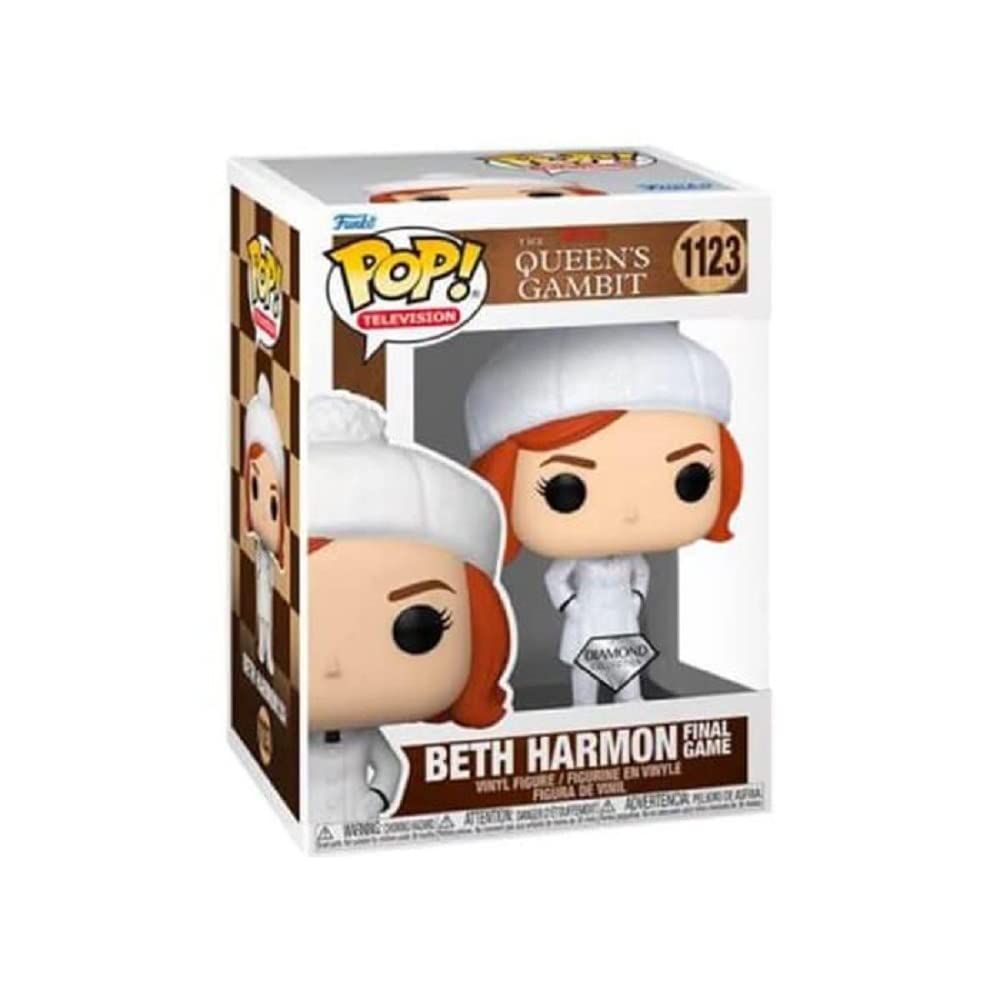 Funko POP! TV: Queens : Finale Gambit - Beth - (finale) - Diamond Glitter - Queen's Gambit - Collectable Vinyl Figure - Gift Idea - Official Merchandise - Toys for Kids & Adults - TV Fans