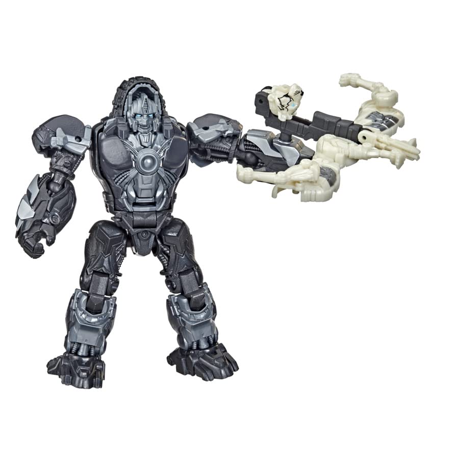 Transformers Toys Rise of the Beasts Film, Smash Changer Optimus Prime Action Figure – Ages 6 and up, 22.5 cm