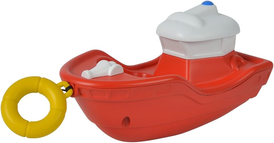 Simba 109252135 Fireman Sam Wind-Up Boat Neptune/with Cord for Winding Up / 13 cm