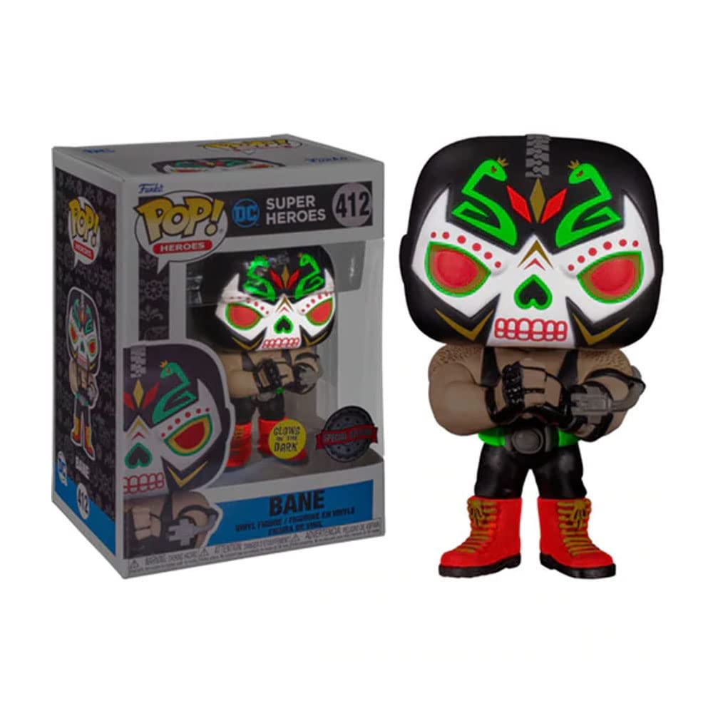 POP! Batman 412- Bane Dia from Los Muertos Glows in The Dark