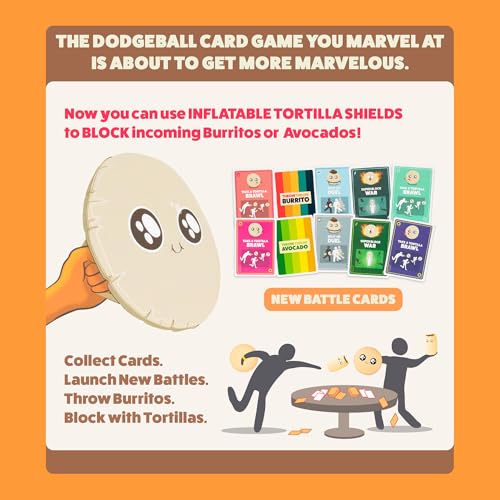 Throw Throw Burrito by Exploding Kittens - A Dodgeball Card Game - Family-Friendly Party Games - Card Games for Adults, Teens & Kids