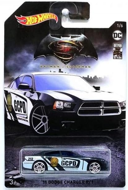 Hot Wheels Mattel FYX88 Batman 80 Years, Batman v Superman, '11 Dodge Charger R/T