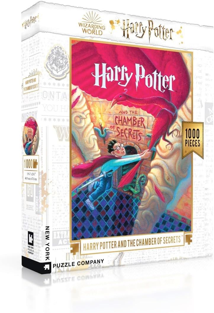 New York Puzzle Company - Harry Potter Chamber of Secrets - 1000 Piece Jigsaw Puzzle