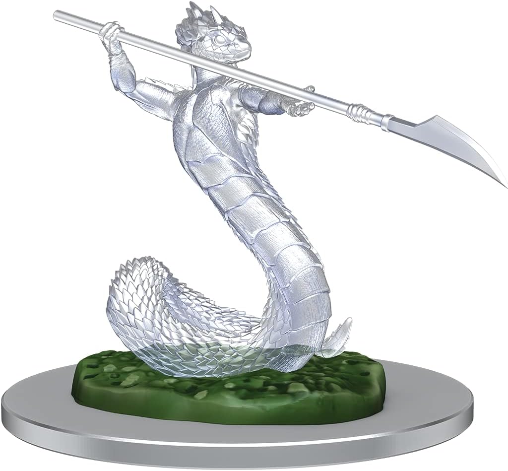 WizKids Critical Role Unpainted Miniatures: W4 Serpentfolk & Serpentfolk Ghost