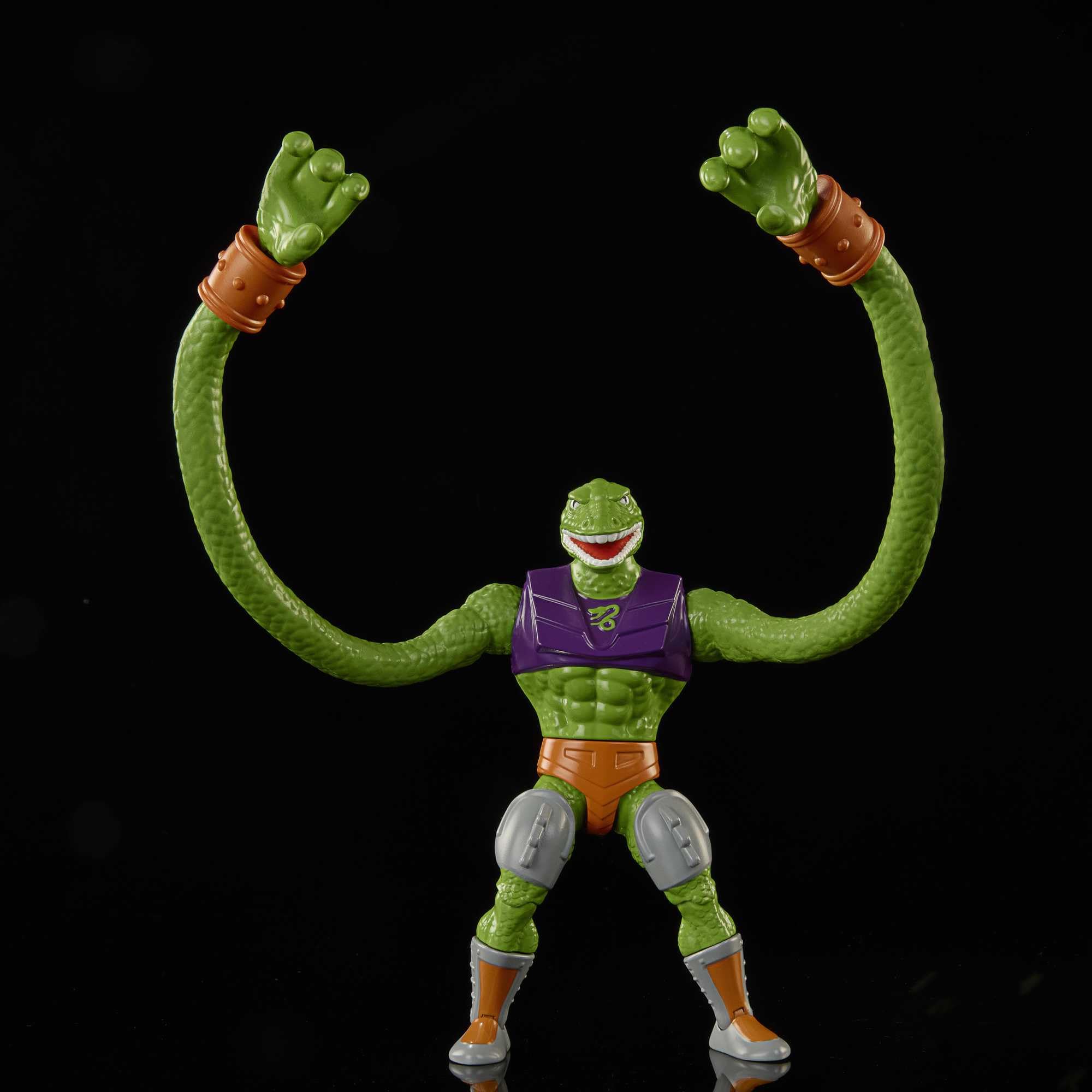 Masters of the Universe Origins Toy, Rise of Snake Men Sssqueeze, Articulated Collectible MOTU Figure with Accessory and Mini Comic, HKM78