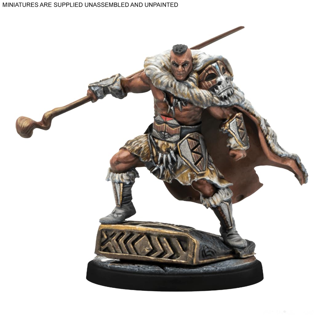 Atomic Mass Games | Marvel Crisis Protocol: Klaw & M'Baku | Miniatures Game | Ages 14+ | 2 Players | 90 Minutes Playing Time
