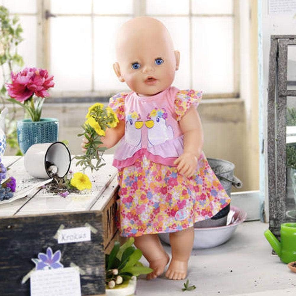 Baby Born Dresses 2 Assorted Dress for Dolls – Accessories for Dolls (Dress for Dolls, 3 Years), Multi-Colour, Girl, 43 