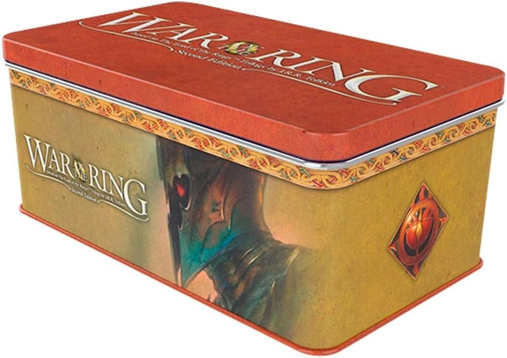 War of The Ring Second Edition: Card Box and Sleeves (Witch-King Edition) – Ares Games Embossed Tin – Sturdy & Tough – C