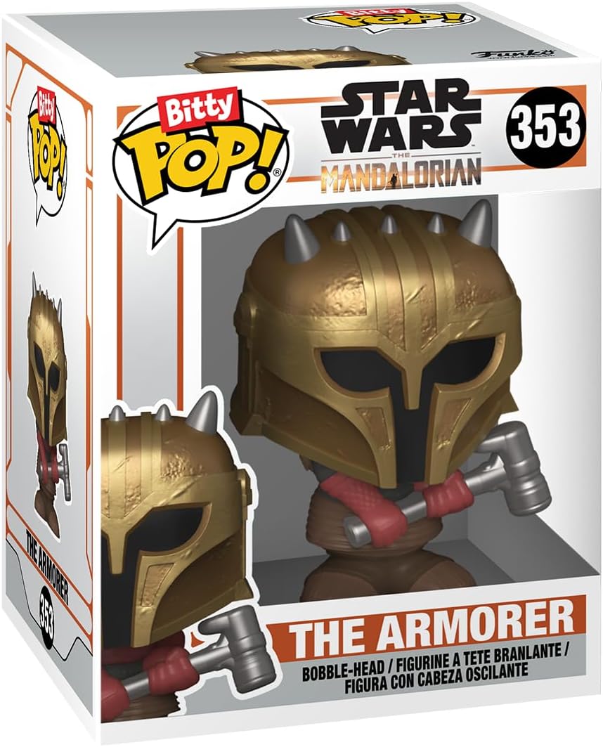 POP Funko Bitty 4 Pack: Star Wars: The Mandalorian - The Armorer & More