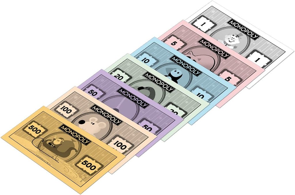 Winning Moves Elf Monopoly Board Game, Choose your festive token and advance to Santa's Workshop and Empire State Buildi