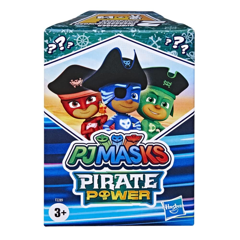 PJ Masks Surprise Box Pirate Series, Preschool Toy, Surprise Collection Box with Figure and Accessories for Kids from 3, Multi-coloured