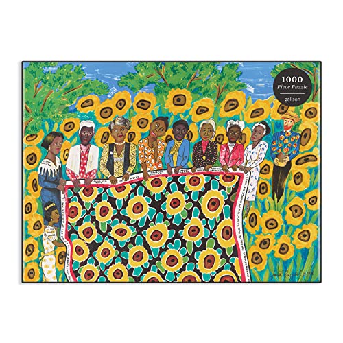 Galison 9780735370067 Faith Ringgold The Sunflower Quilting Bee at Arles 1000 Piece Puzzle
