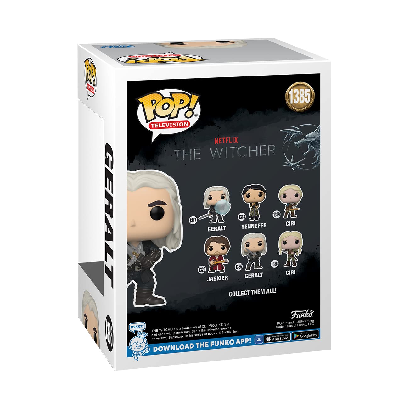 Funko POP! TV: Witcher - Geralt - (SZN 3) - the Witcher - Collectable Vinyl Figure - Gift Idea - Official Merchandise - Toys for Kids & Adults - TV Fans - Model Figure for Collectors and Display