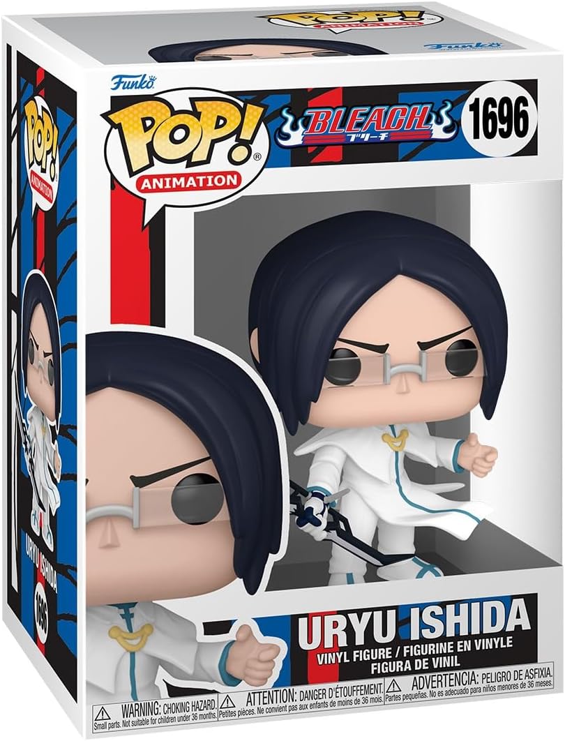 Funko POP! Animation: BLEACH - Uryu Ishida - 1/6 Odds for Rare Chase Variant - Bleach - Collectable Vinyl Figure - Gift 