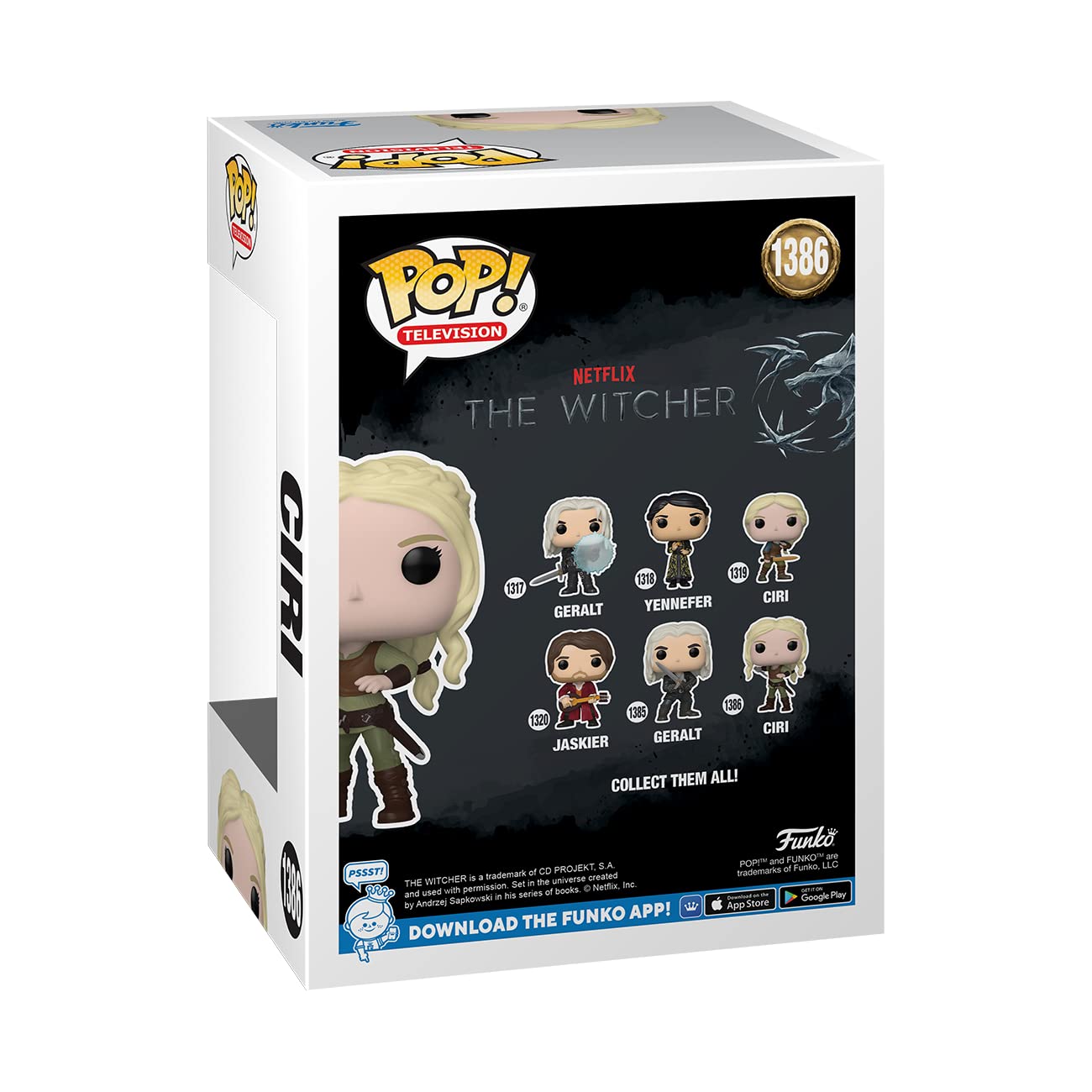Funko POP! TV: Witcher - Ciri - (SZN 3) - the Witcher - Collectable Vinyl Figure - Gift Idea - Official Merchandise - Toys for Kids & Adults - TV Fans - Model Figure for Collectors and Display