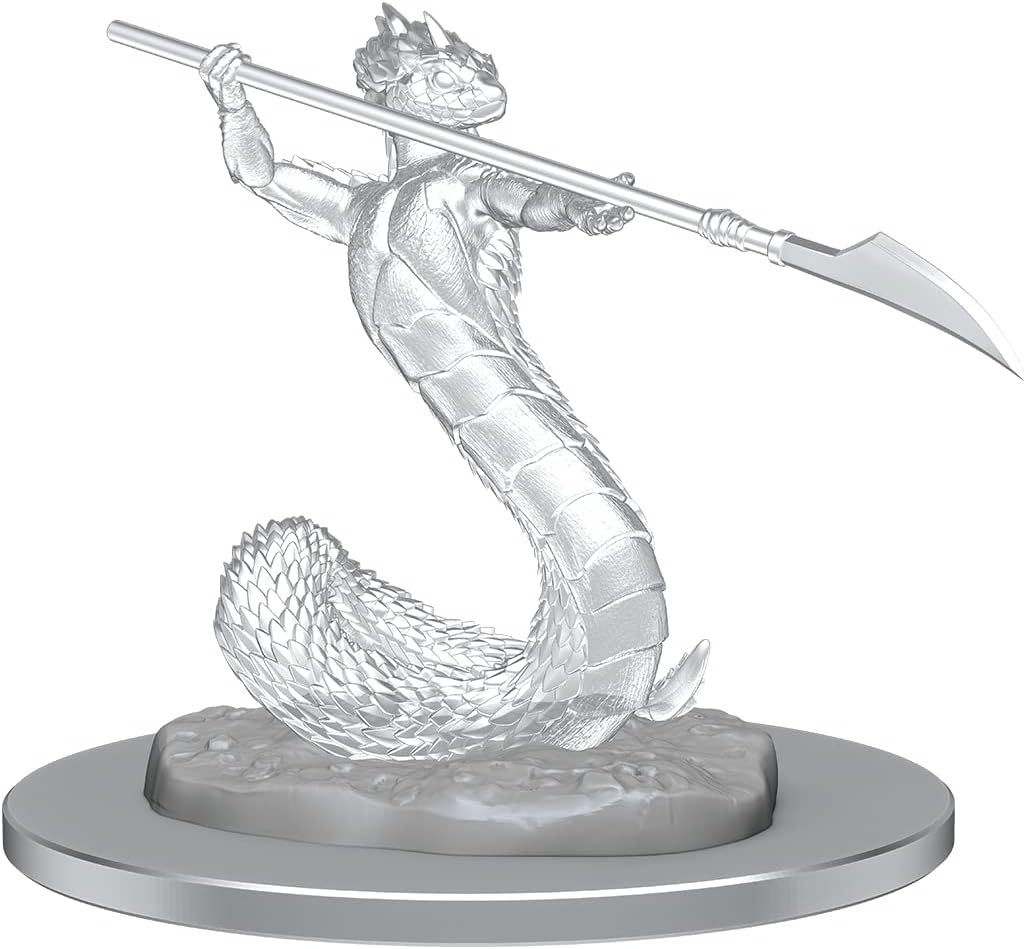 WizKids Critical Role Unpainted Miniatures: W4 Serpentfolk & Serpentfolk Ghost
