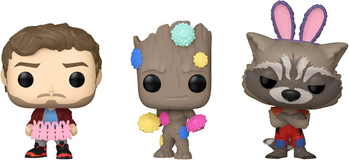 Funko Carrot Pocket POP! Marvel - Groot - Guardians Of the Galaxy 3 Pack - Marvel Comics - Collectable Vinyl Figure - Gi