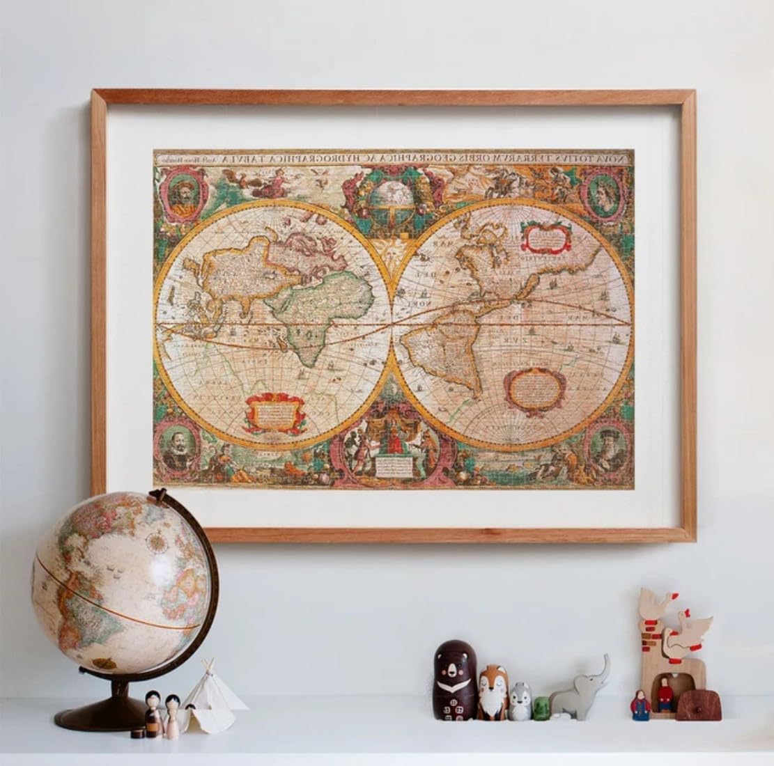 Clementoni "Carte Antique Puzzle (1000-Piece, Multi-Colour), 312290