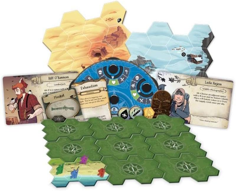 Fantasy Flight Games FFGDSC01 Discover: Lands Unknown, Mixed Colours