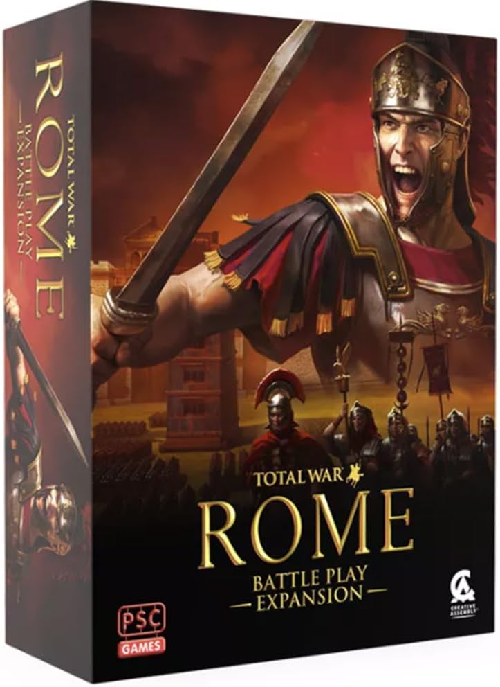 Plastic Soldier Company Total War Rome The Board Game - Battle Play Expansion - Tactical Miniatures Add-On - for 1 to 4 