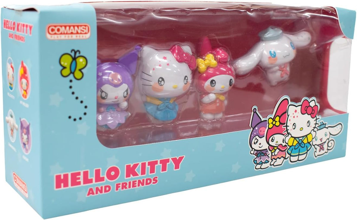 Comansi Set of 4 Hello Kitty and Friends Figurines (6 cm)