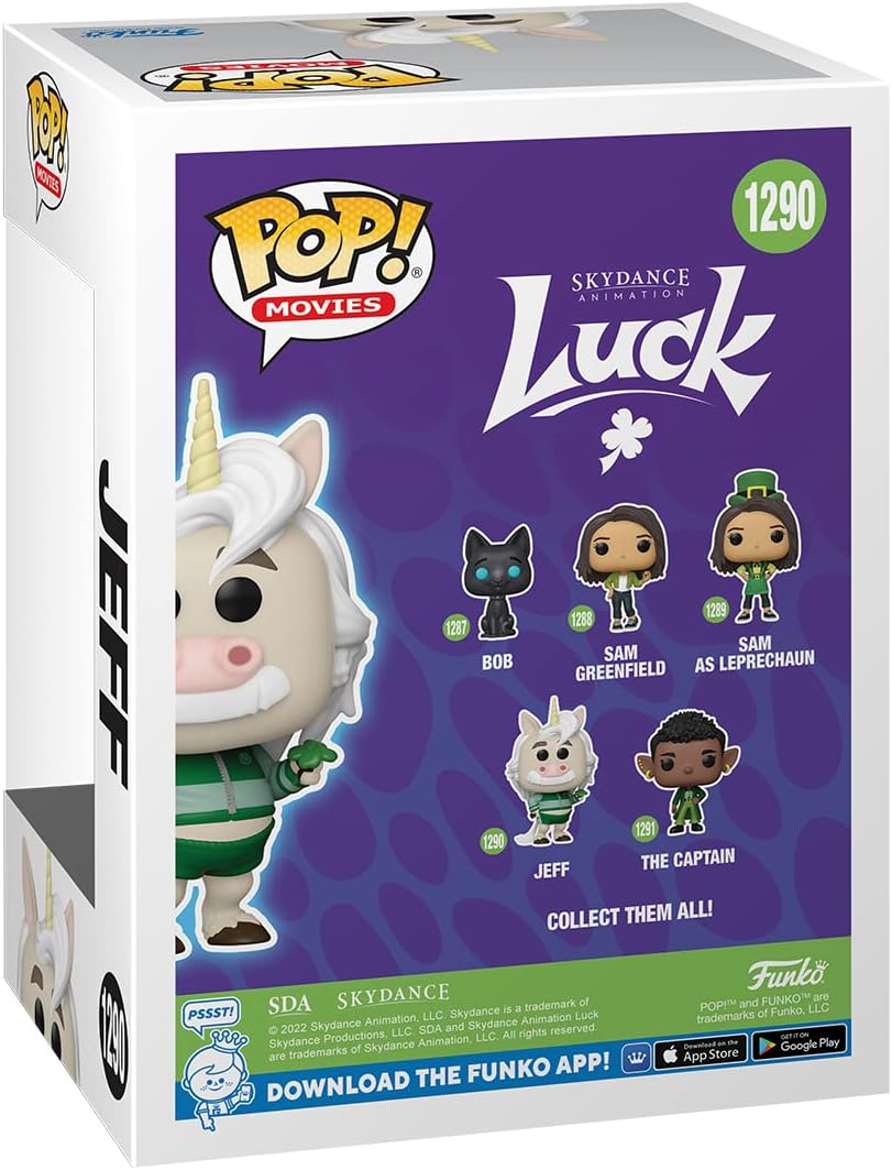 Funko POP! Movies: Luck - Jeff - Collectable Vinyl Figure - Gift Idea - Official Merchandise - Toys for Kids & Adults - 